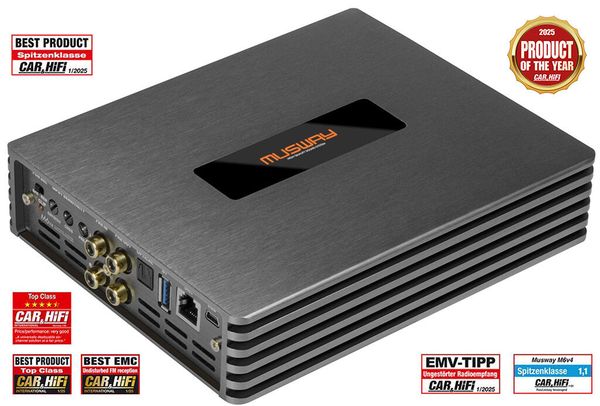 Hovedbilde Musway 6-kanals DSP-forsterker u/ISO