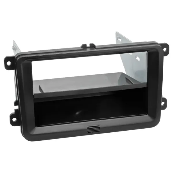 Hovedbilde 1-DIN monteringsramme - Sort VW/Skoda RCD/RNS-formfaktor