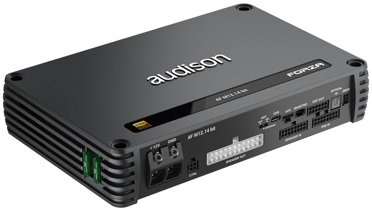 thumbnail interactive-video image 1 of Massive Power: New Audison Forza AFM1.7BIT 1200W Mono Amp With 7-Channel DSP 1 of 6